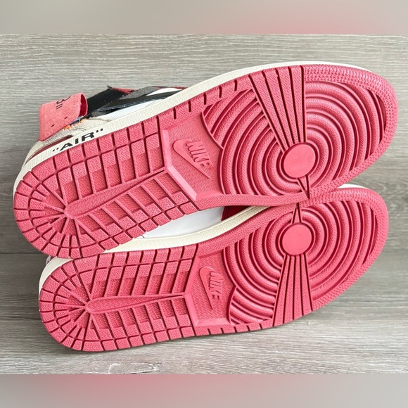 Nike x OFF WHITE THE TEN VIRGIL ABLOH AIR JORDAN 1 RETRO HIGH CHICAGO *R*E*P* - Picture 6 of 8